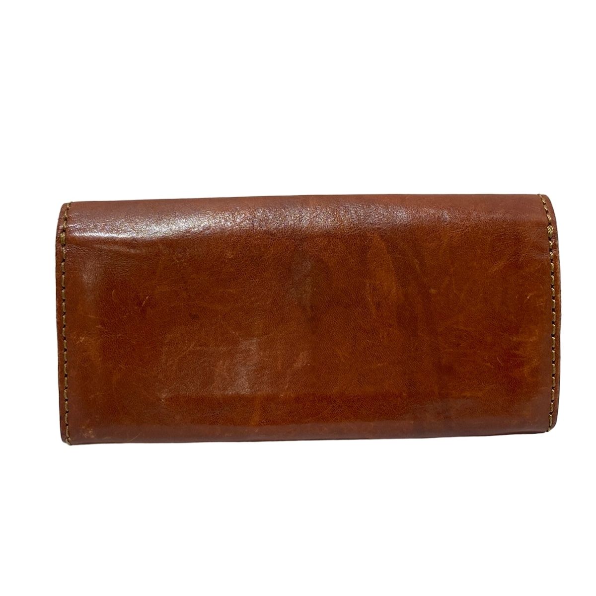 専売品　売約済 HERZ ブラウンレザー長財布 HERZ(ヘルツ) 長財布 - ダークブラウン レザー - メルカリ