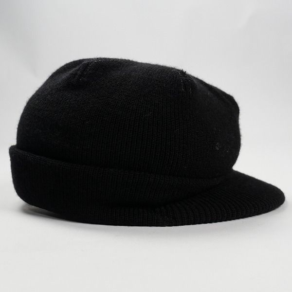 ブッチャープロダクツ WOOLEN CAP ブラック アットラスト ブッチャープロダクツ WOOLEN CAP ブラック アットラスト Size【フリー