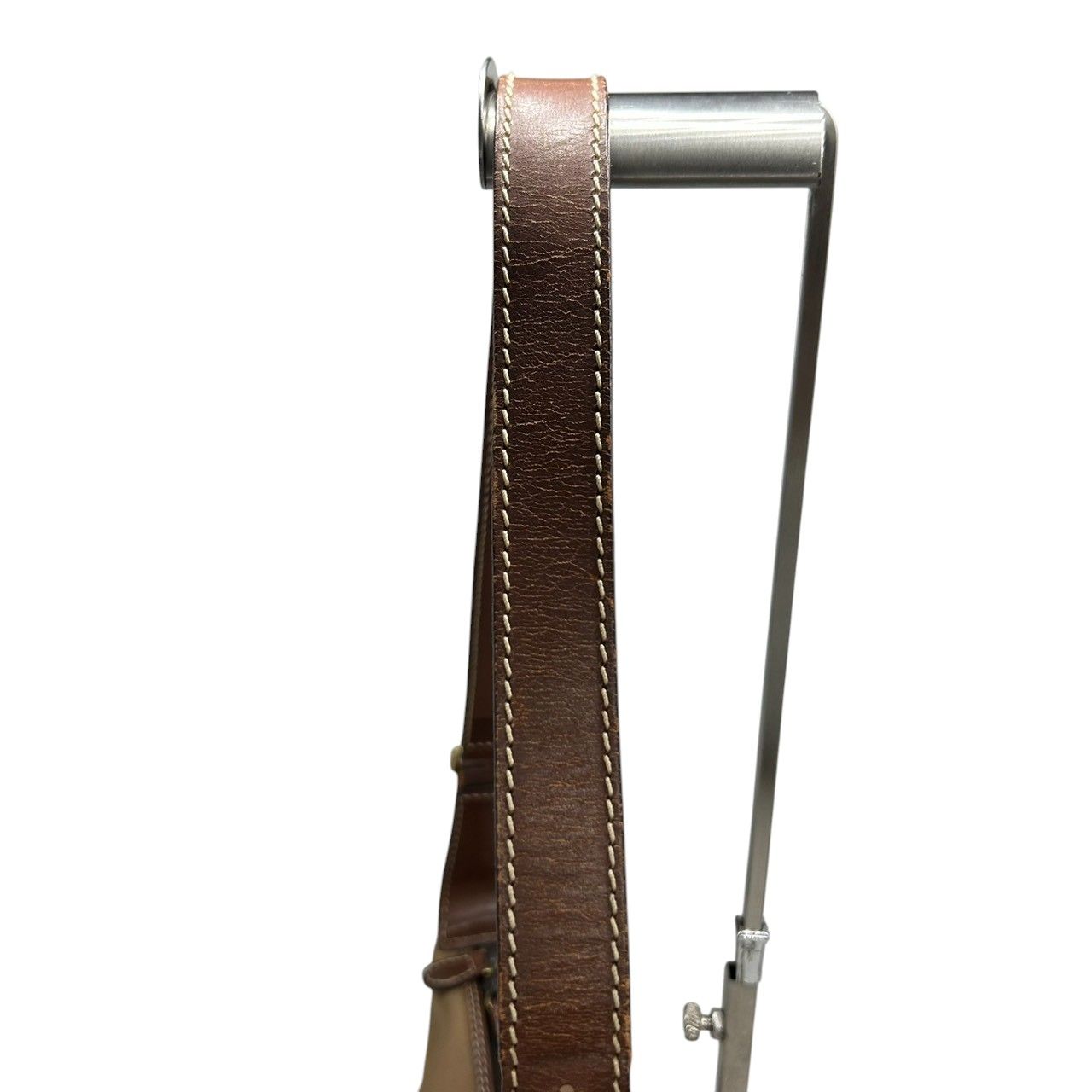 HUNTING WORLD ショルダーバッグ ヴィンテージ　ベージュ/グリーン 良品】ハンティングワールド HUNTING WORLD ショルダーバッグ 斜め掛け