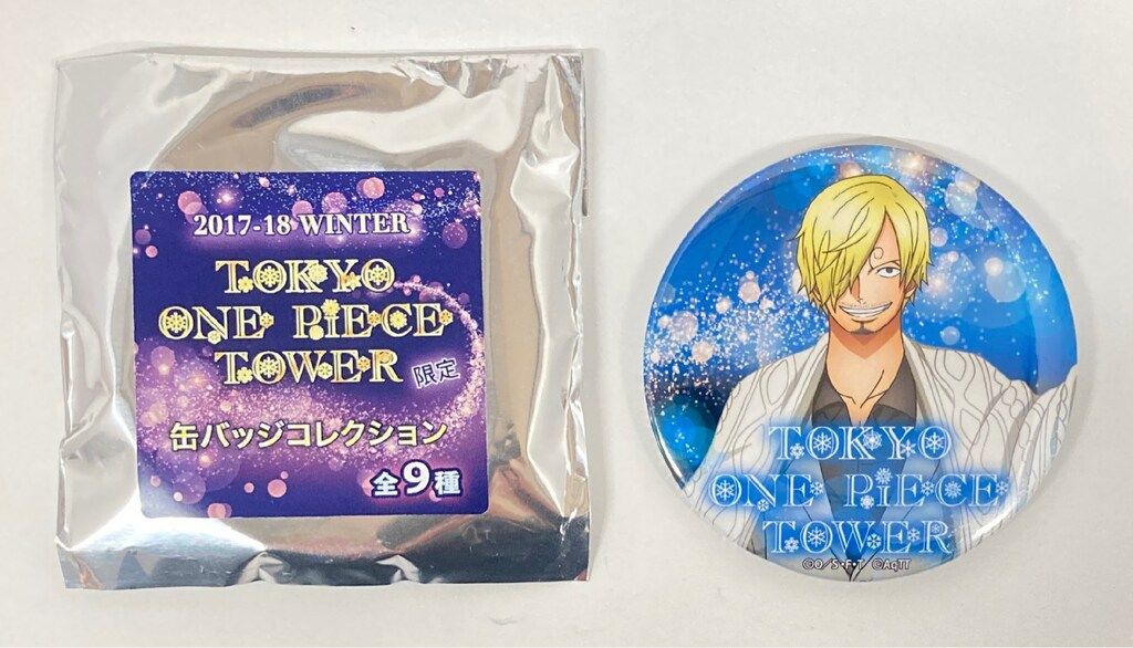 東映アニメーション 東京ワンピースタワー ウィンター缶バッジ 2017-18