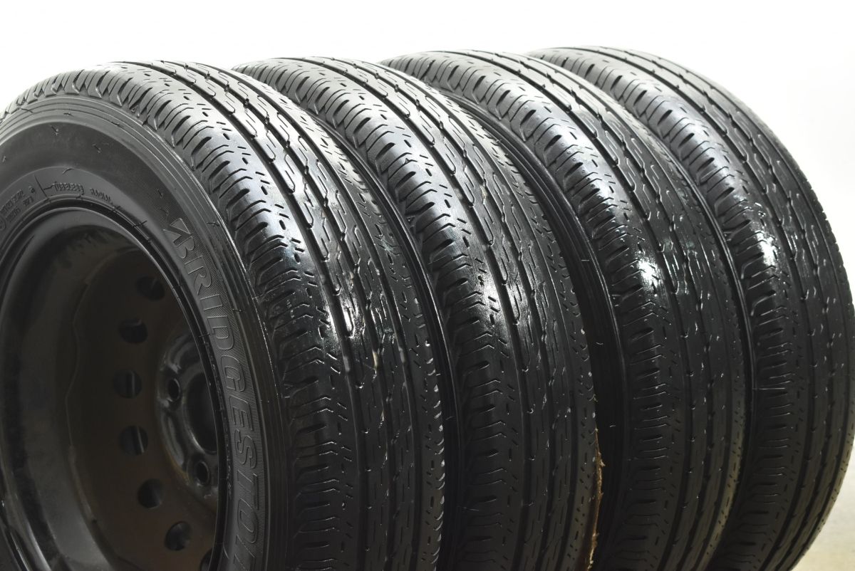 美品】ホンダ N-VAN 純正 12in 4J +40 PCD100 ブリヂストン エコピア