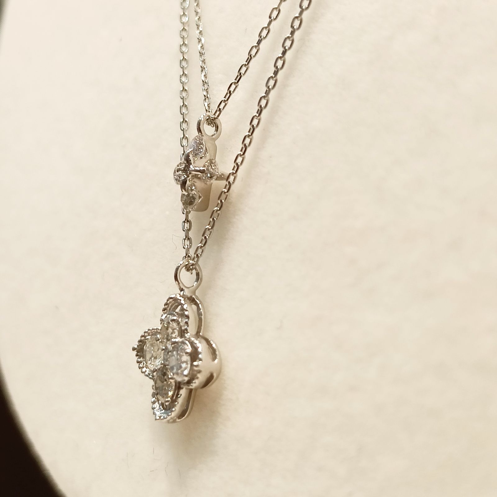 新品】PTダイヤネックレス 0.4ct - メルカリ