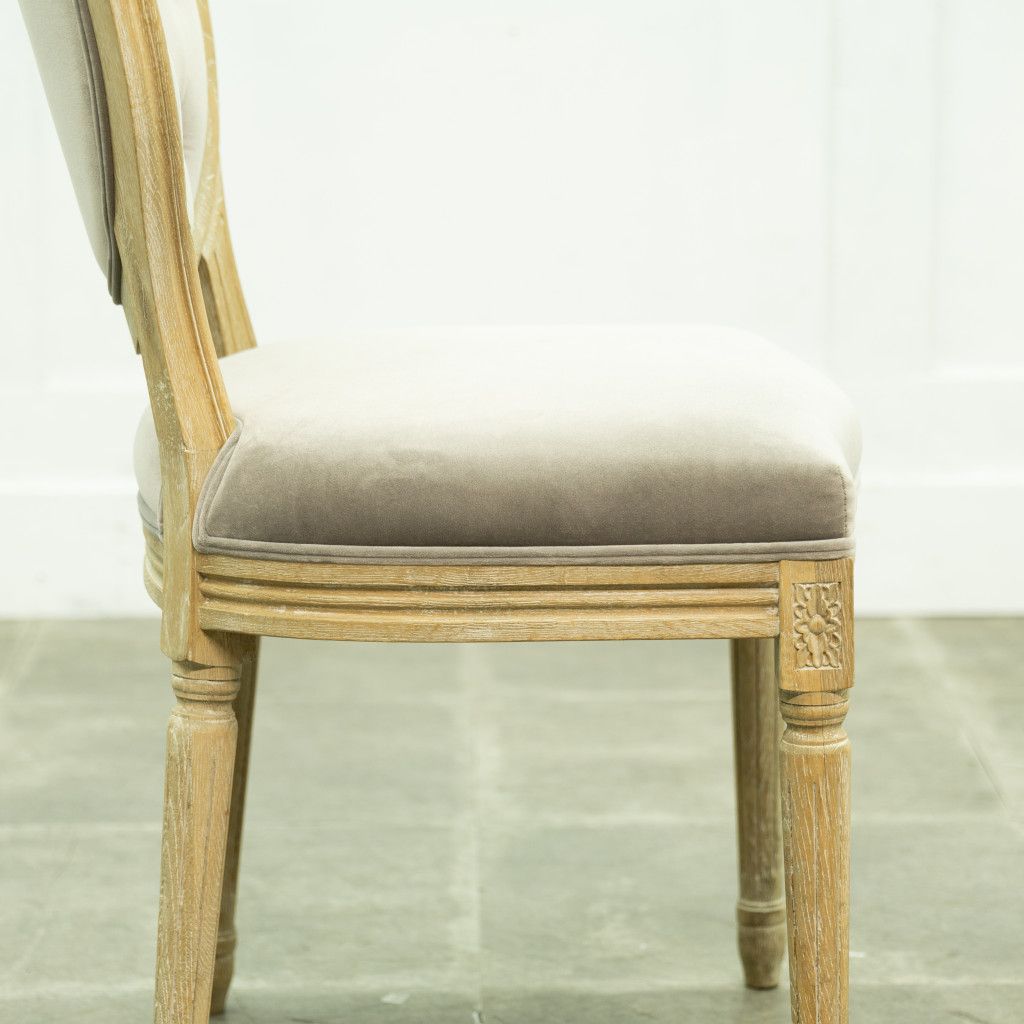 フランス BLANC DIVOIRE バルーンバックチェア ダイニングチェア 食卓