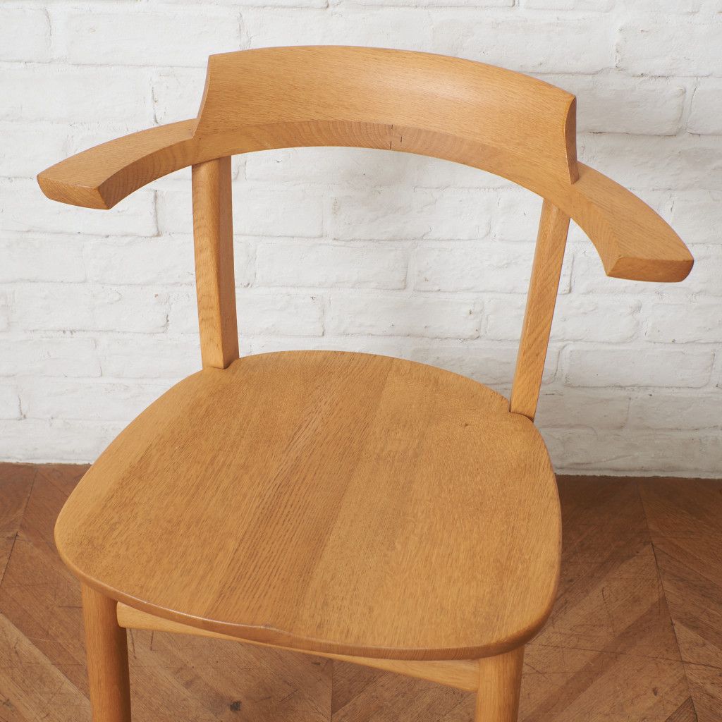 柏木工　ソフィー①　ダイニングチェア　ハーフアームチェア　飛騨家具 飛騨高山 柏木工 ソフィー アームチェア オーク 楢 無垢材 ダイニング