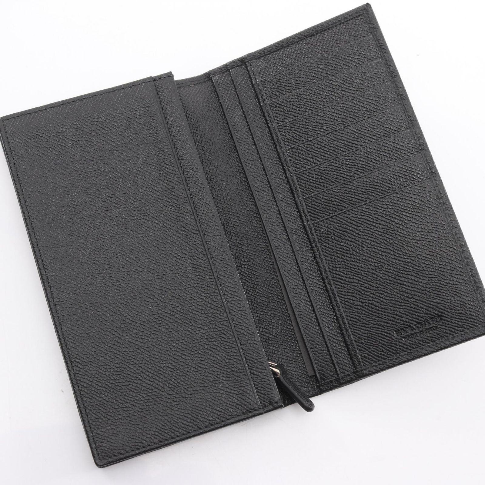 ブルガリ BVLGARI 二つ折り長財布 ブルガリブルガリ マン ブラック