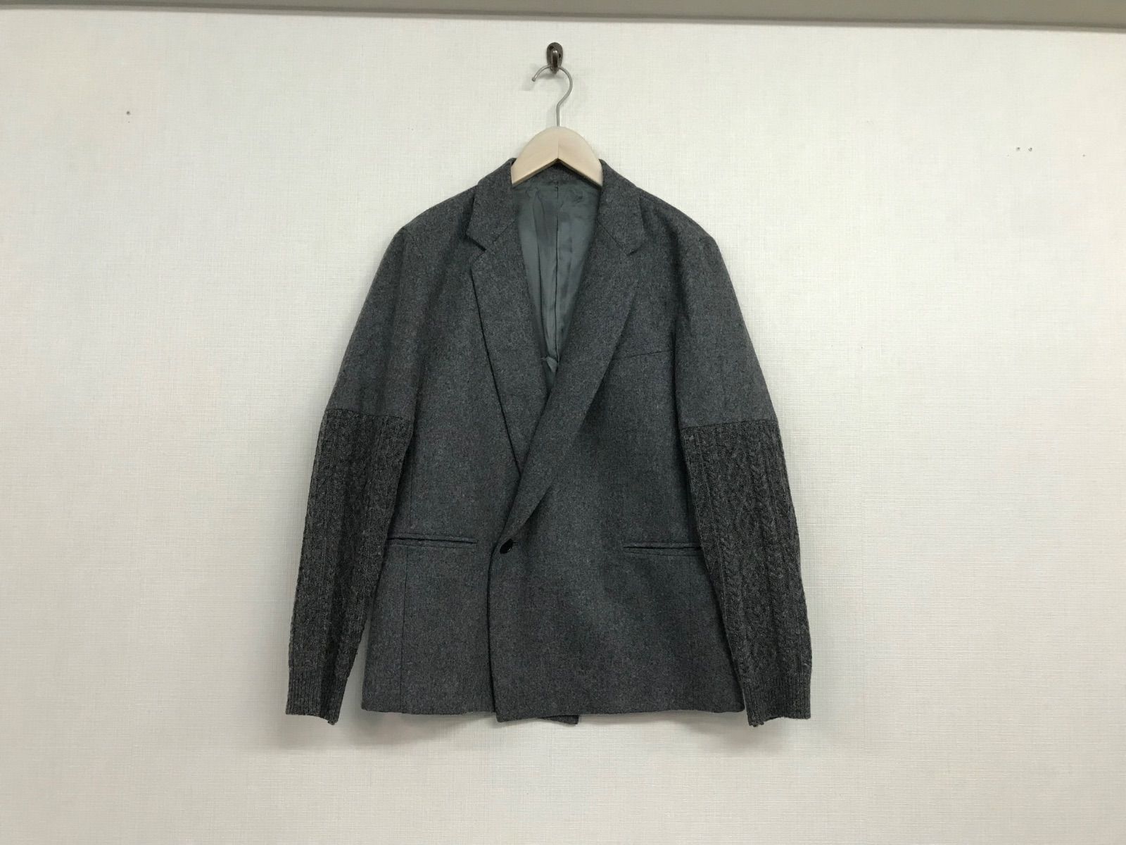 本物ランバンLANVINウールモヘアダブルジャケット長袖サーフアメカジ