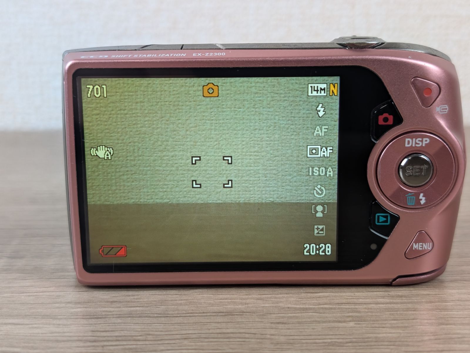 完動品】CASIO EXILIM EX-Z2300 ピンク 動作確認済 カシオ エクシリム