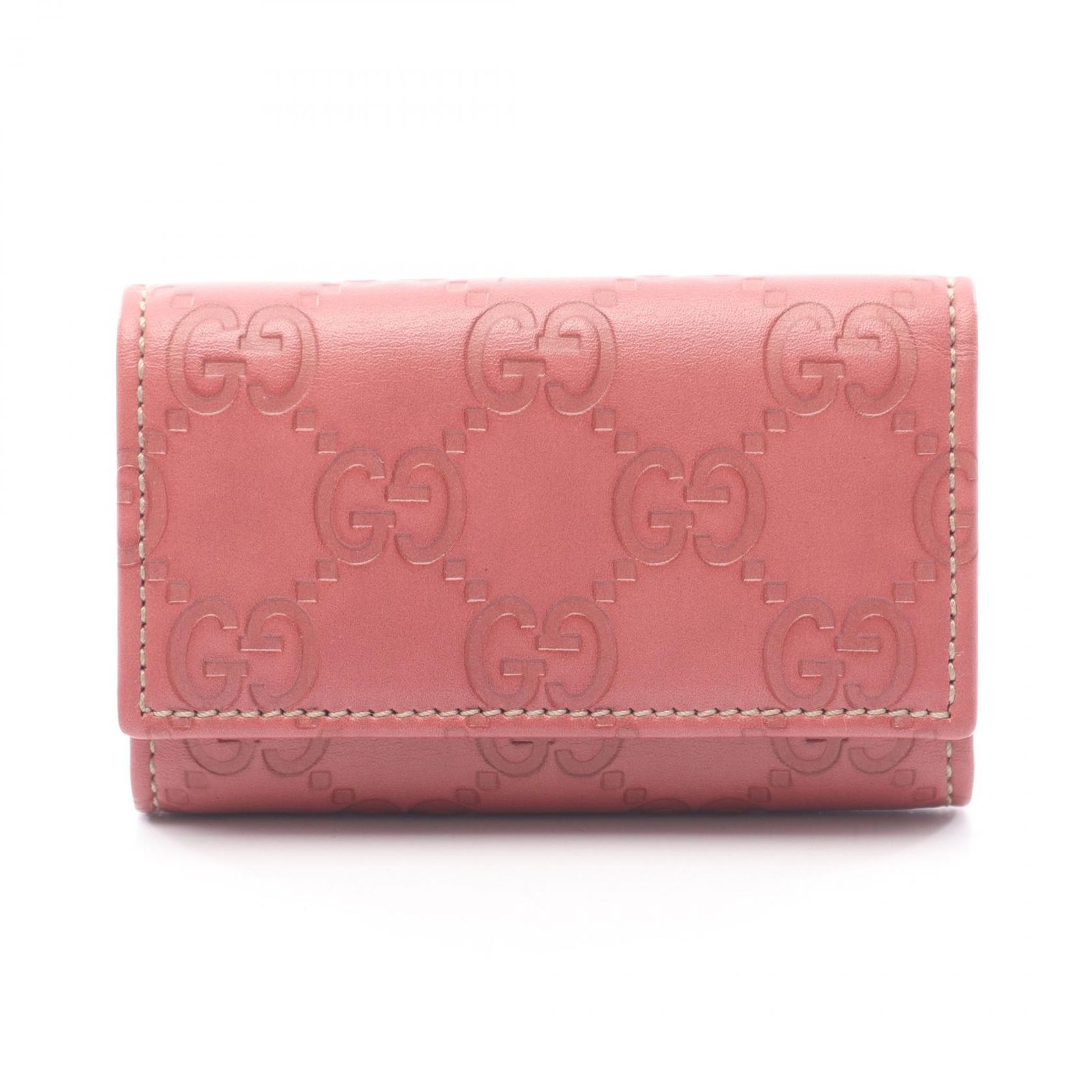 グッチ GUCCI キーケース マイクログッチシマ 138093 ダークピンク