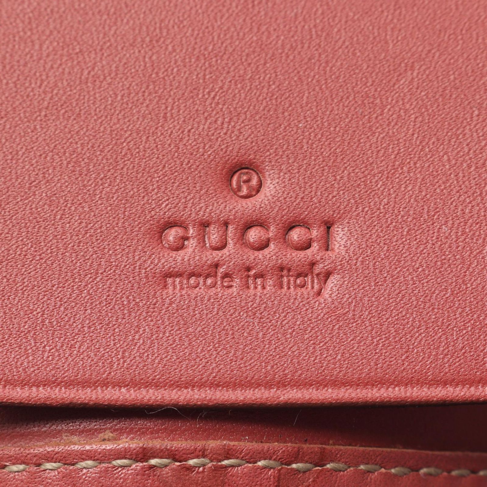 グッチ GUCCI キーケース マイクログッチシマ 138093 ダークピンク 