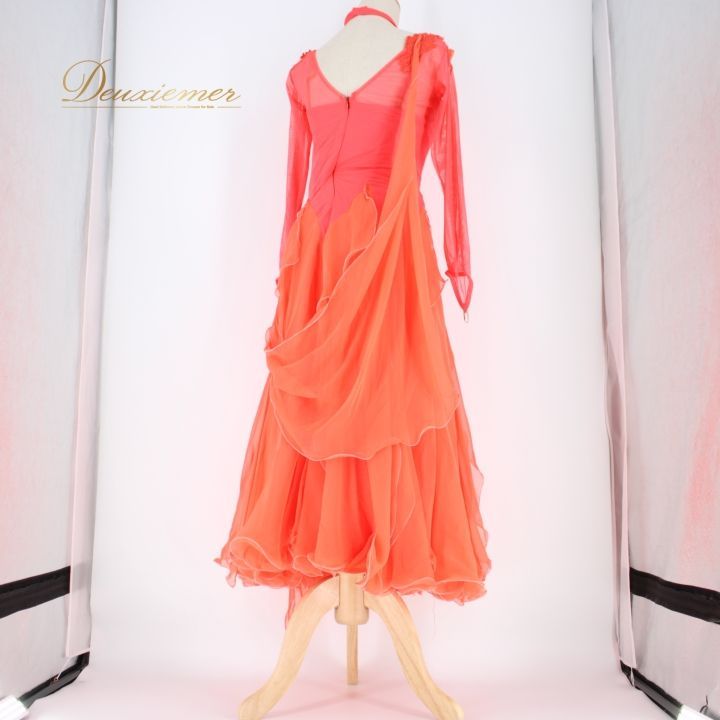 社交ダンス 衣装 スタンダード ドレス ワンピース パーティドレス