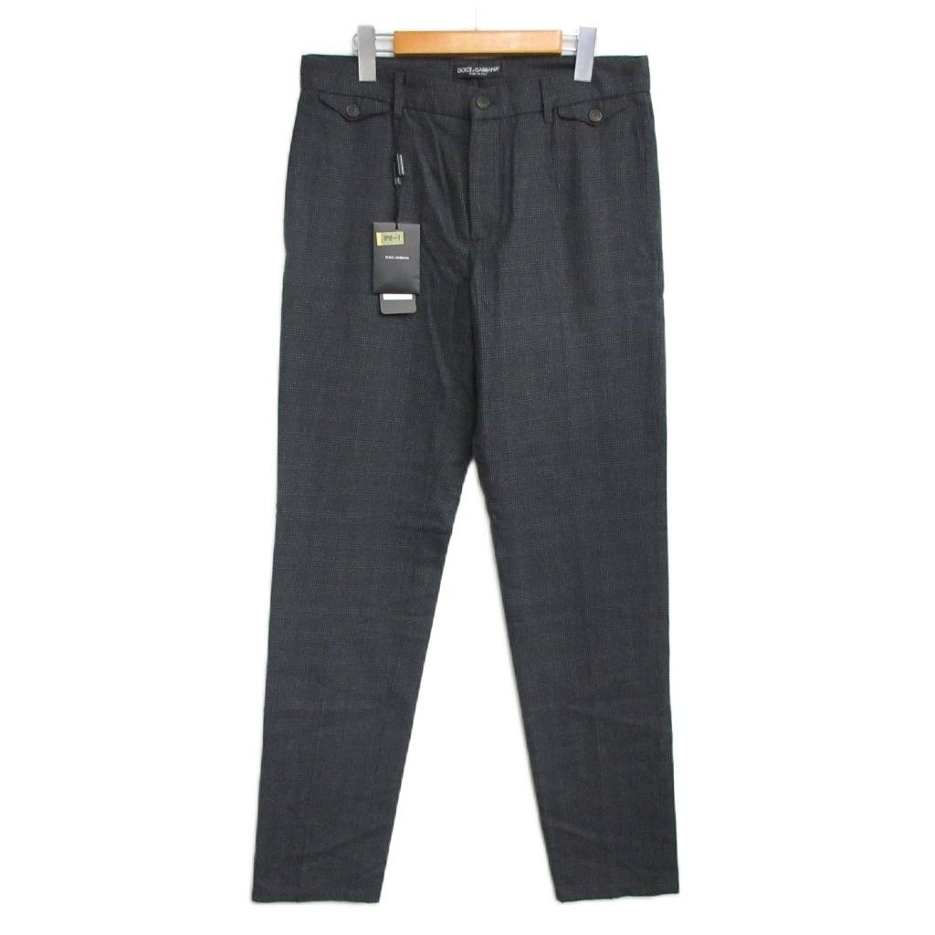 ドルチェ&ガッバーナ ドルガバ DOLCE&GABBANA タグ付 グレンチェック