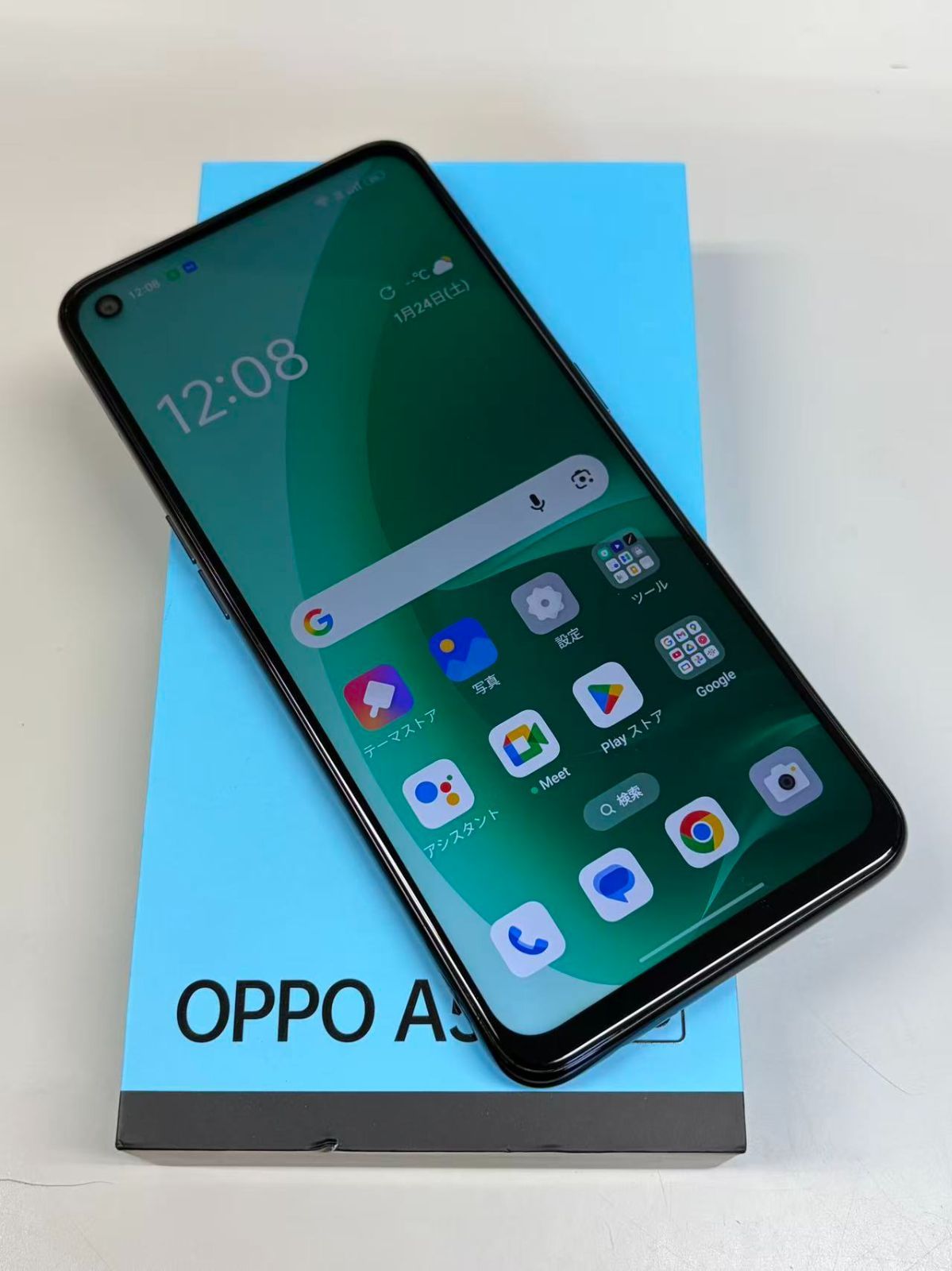 ​【美品】OPPO A55s 5G ブラック 64GB／SIMフリー 付属品完備 極美品 SIMフリーOPPO A55s 5G 4GB/64GB CPH2309ブラック 日本国内版