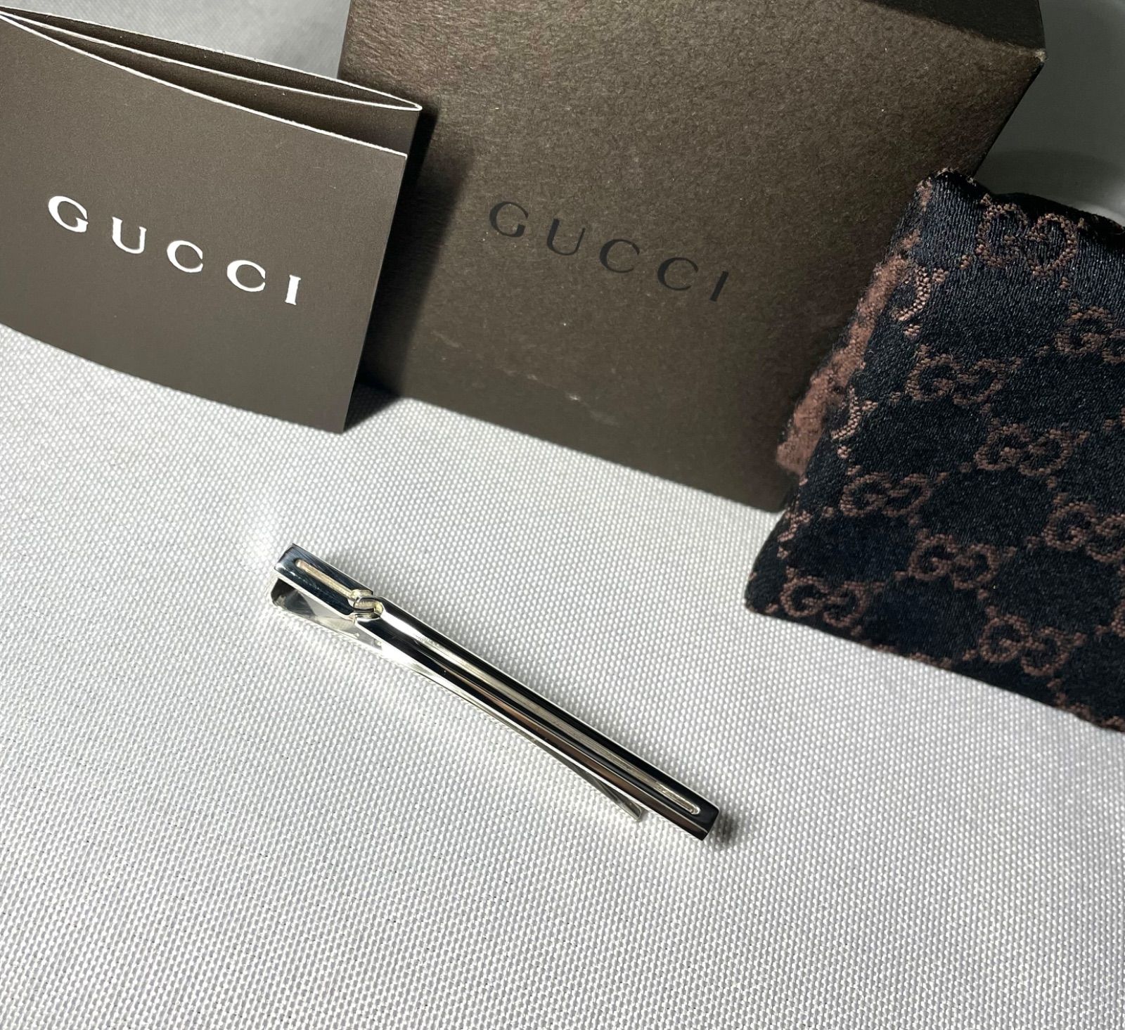 美品 GUCCI グッチ インターロッキング ノットG スターリングシルバー