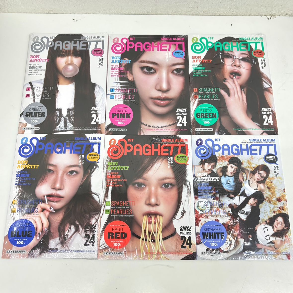 ♥品 LE SSERAFIM アルバムまとめ SPAGHETTI HOT CRAZY ルセラフィム KA