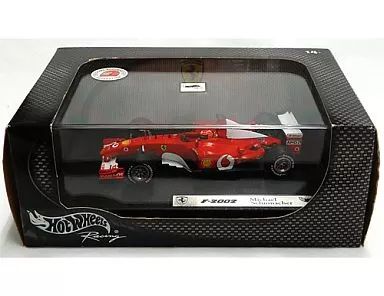 中古】ミニカー 1/43 フェラーリ F2002 Shell #1(レッド) 「Hot WHeels