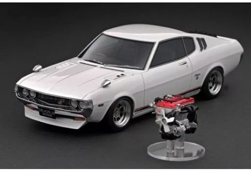 中古】ミニカー 1/18 Toyota Celica 1600GT LB TA27(ホワイト) With