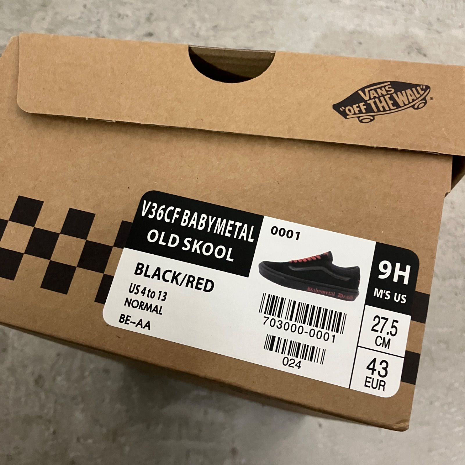 美品 VANS × BABYMETAL / ヴァンズ ベビーメタル オールドスクール 