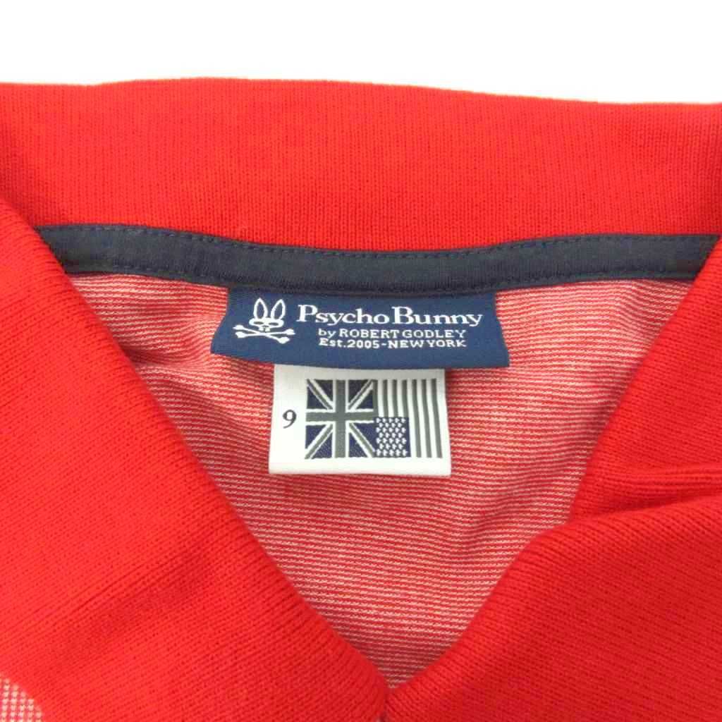 サイコバニー Psycho Bunny 大きいサイズ ポロシャツ うさぎ ロゴ 刺繍