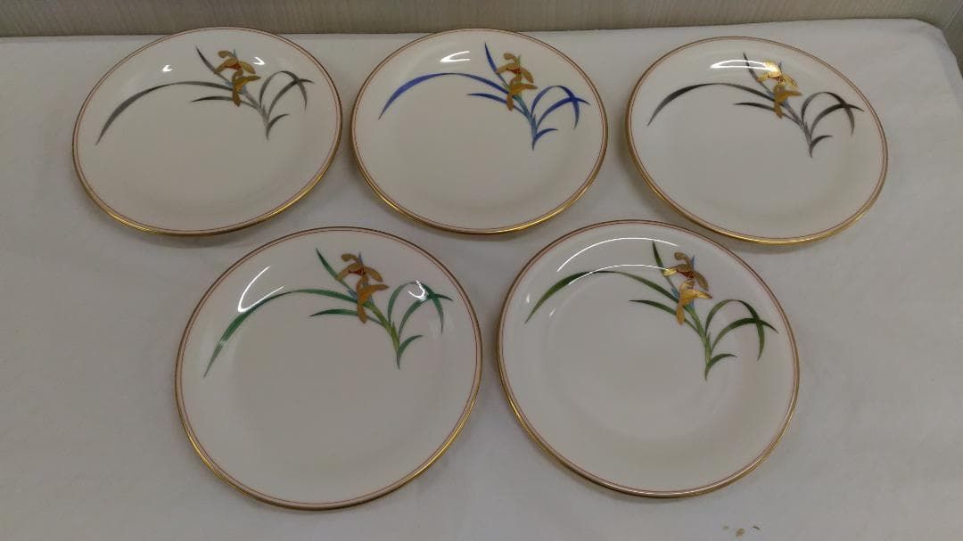 香蘭社 皿 花柄 和風 和柄 陶器 中皿 小皿 セット 5客 - メルカリ