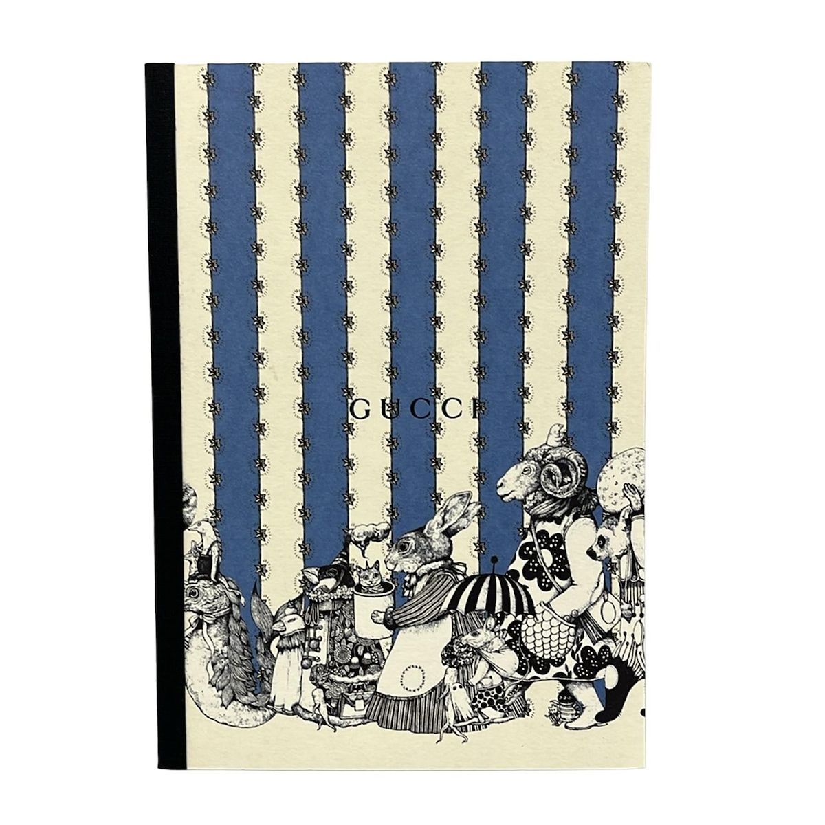 GUCCI(グッチ) 小物新品同様 - ブルーグレー×アイボリー×黒 ノート