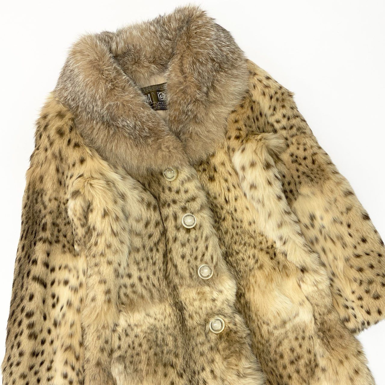 67a24 《超希少》 EMBA エンバ リンクスキャット 超ロングコート