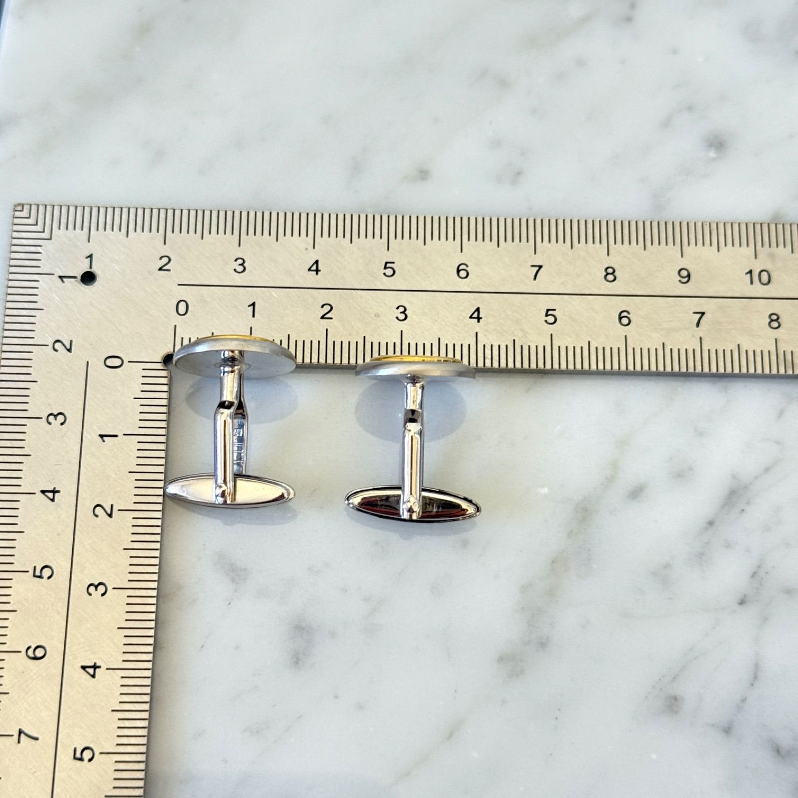 美品　ダンヒル　dunhill カフスリンクス　シルバー製 美品 dunhill ダンヒル カフスリンクス 銀 SILVER 金 ゴールド