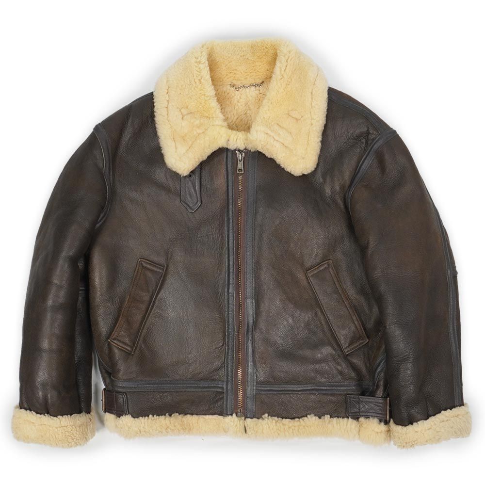 90s vintage フライトジャケット　G1 XL シープスキン 90s vintage】フライトジャケット G-1 A-2 シープスキン 短丈 - メルカリ