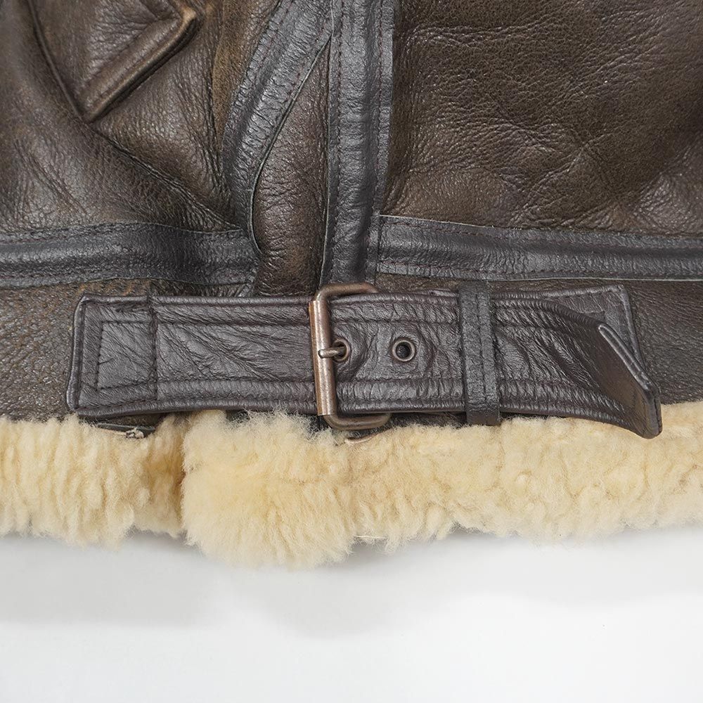 EXCELLED 90s 90年代 B-3 フライトジャケット ムートン シープスキン