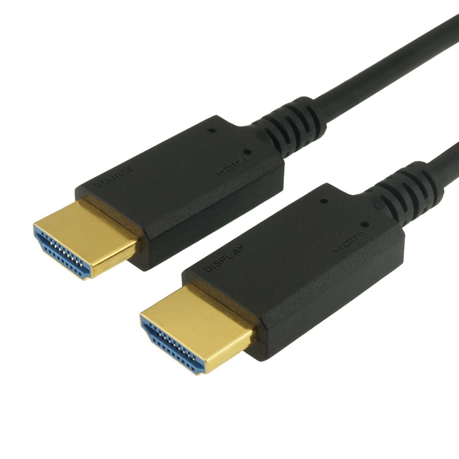 新品 ホーリック 光ファイバー HDMIケーブル 5m 48Gbps 4K/120p 8K/60p HDR ブラック HDM50-624BK
