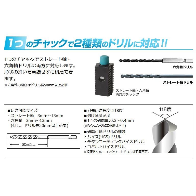  ニシガキ ドリル研研 鉄工ドリル研磨機 ＆ 替砥石 No.20 セット商品 N-879-N-879-1 bed 36 dd 0 その他 キッチン 食器