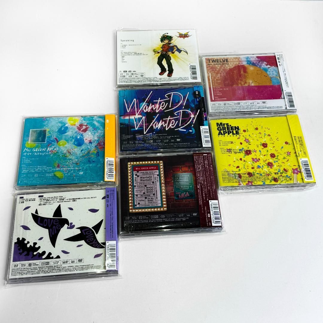けんけんさま　Mrs. GREEN APPLE DVD コレクション Mrs.GREEN APPLE 初回限定盤 CD DVDセット 7枚 --小町~ - メルカリ