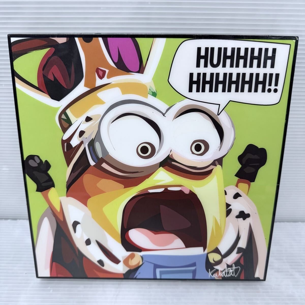 キータタット アートパネル ポップアート ミニオン キング 王様