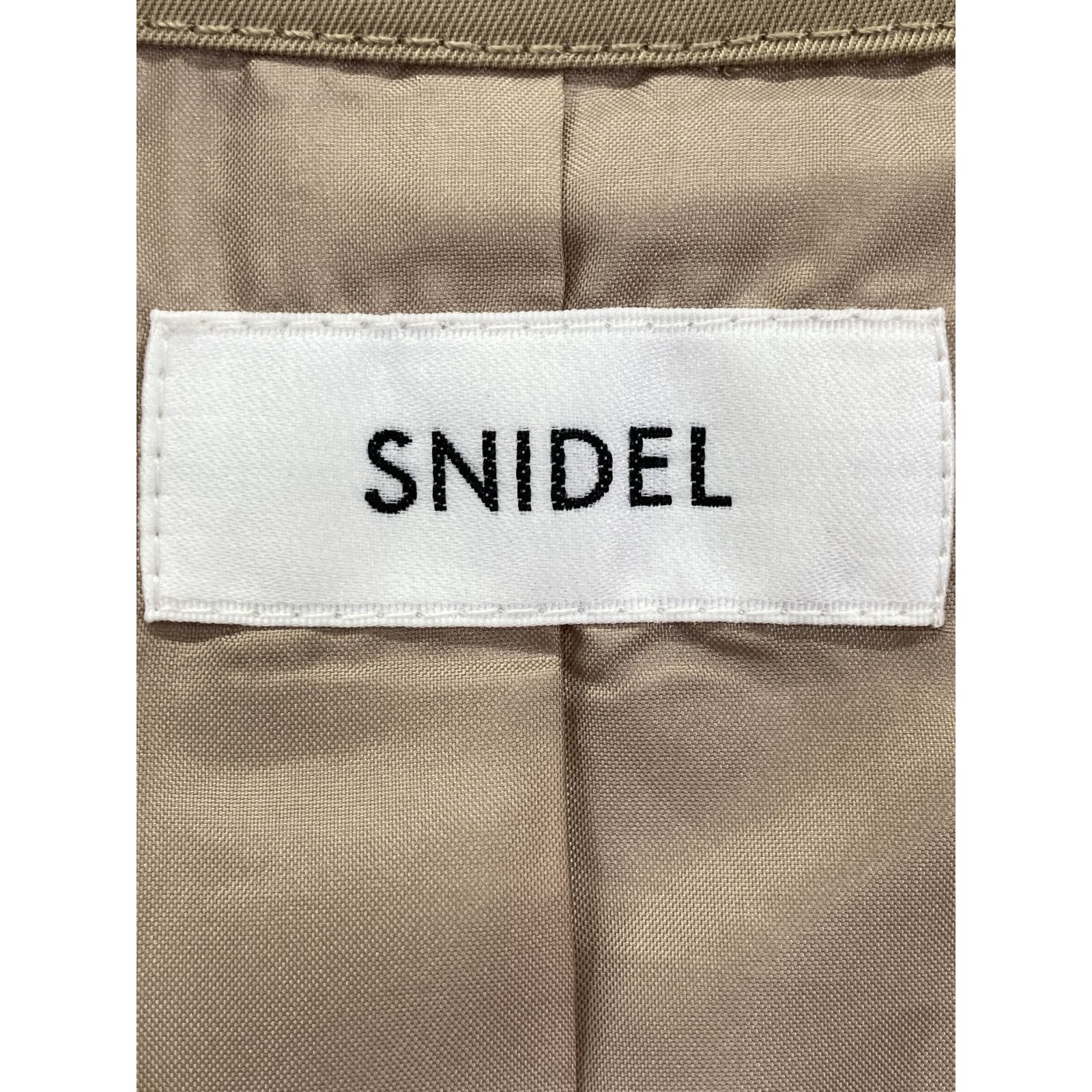 snidel スナイデル SWFC244132 ﾍﾞｰｼﾞｭ ﾍﾞﾙﾃｯﾄﾞﾄﾚﾝﾁｺｰﾄ 1 - メルカリ 