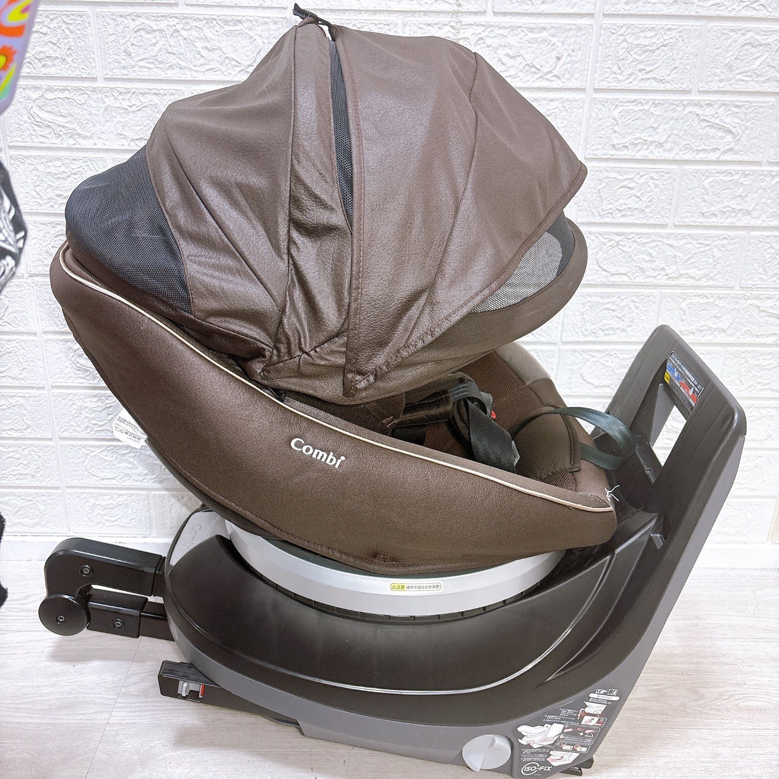 ✨ほぼ未使用✨コンビ チャイルドシート クルムーヴスマートisofix ブラウン ✨ほぼ未使用✨コンビ チャイルドシート クルムーヴスマートisofix