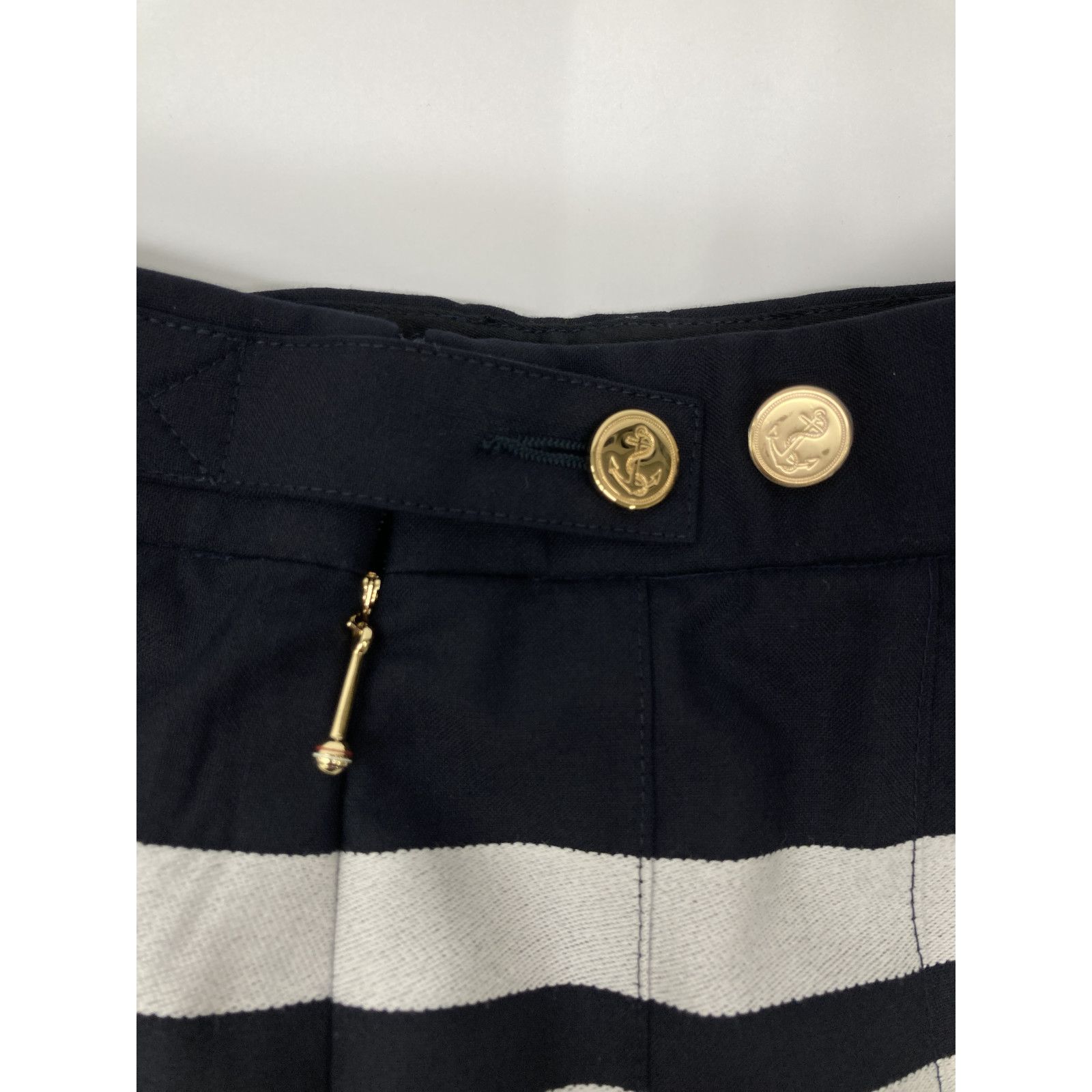 THOM BROWNE トムブラウン FGC402V-06146 ﾈｲﾋﾞｰ 平織り4BARﾌﾟﾘｰﾂﾐﾆｽｶｰﾄ  