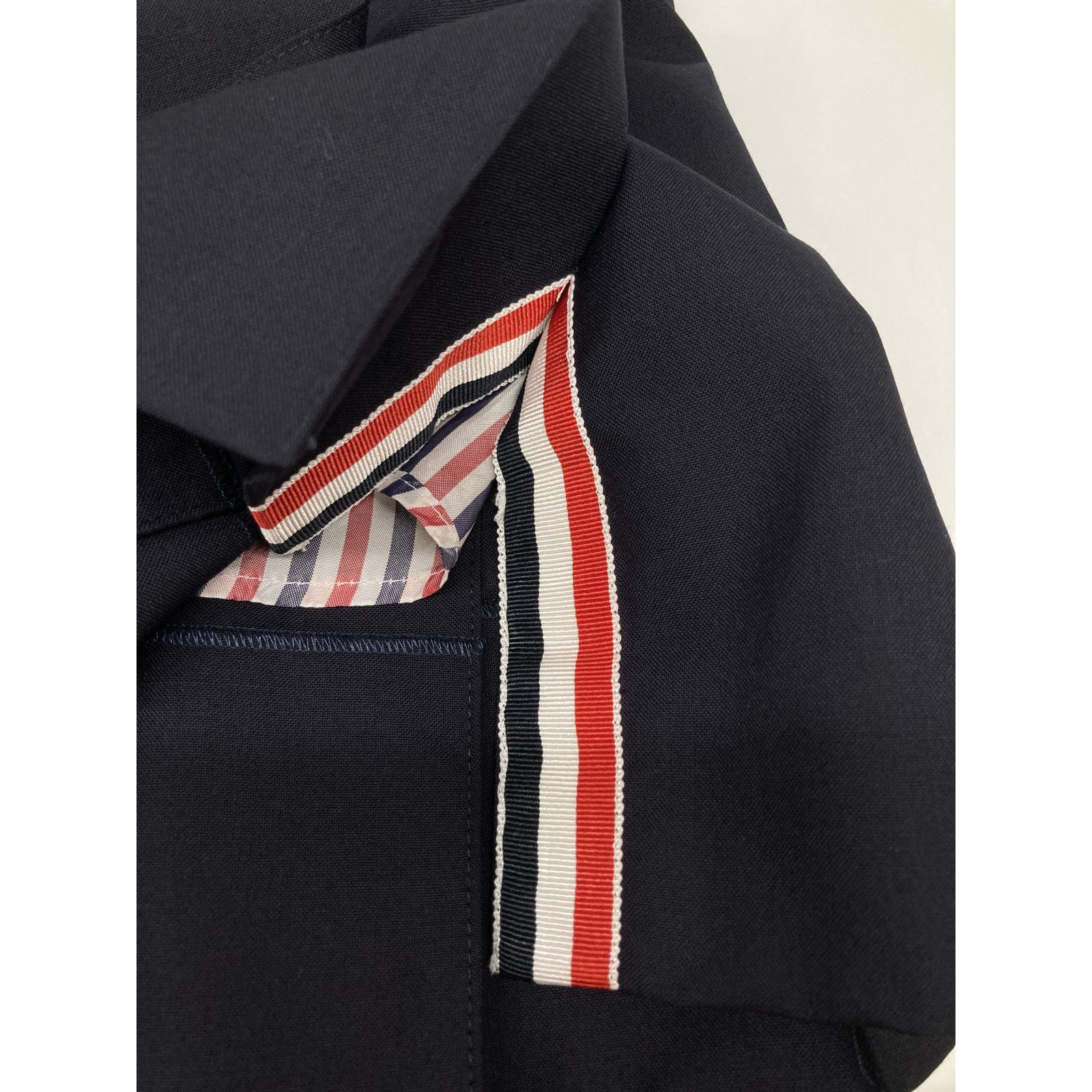 THOM BROWNE トムブラウン FGC402V-06146 ﾈｲﾋﾞｰ 平織り4BARﾌﾟﾘｰﾂﾐﾆｽｶｰﾄ  