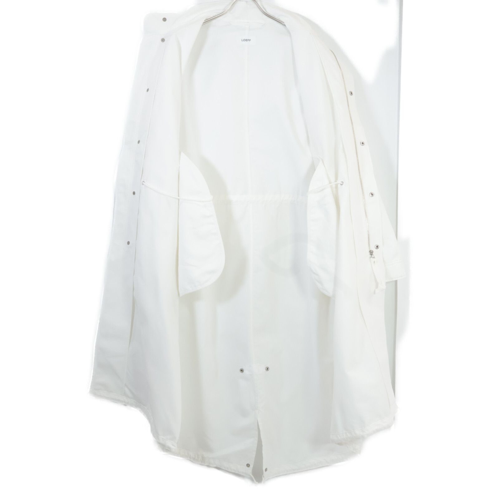 LOEFF ロエフ 8886-243-0034 ﾎﾜｲﾄ TCｵｯｸｽｺｯﾄﾝ ﾐﾘﾀﾘｰｽﾀﾝﾄﾞｶﾗｰｺｰﾄ/ﾓｯｽﾞ  