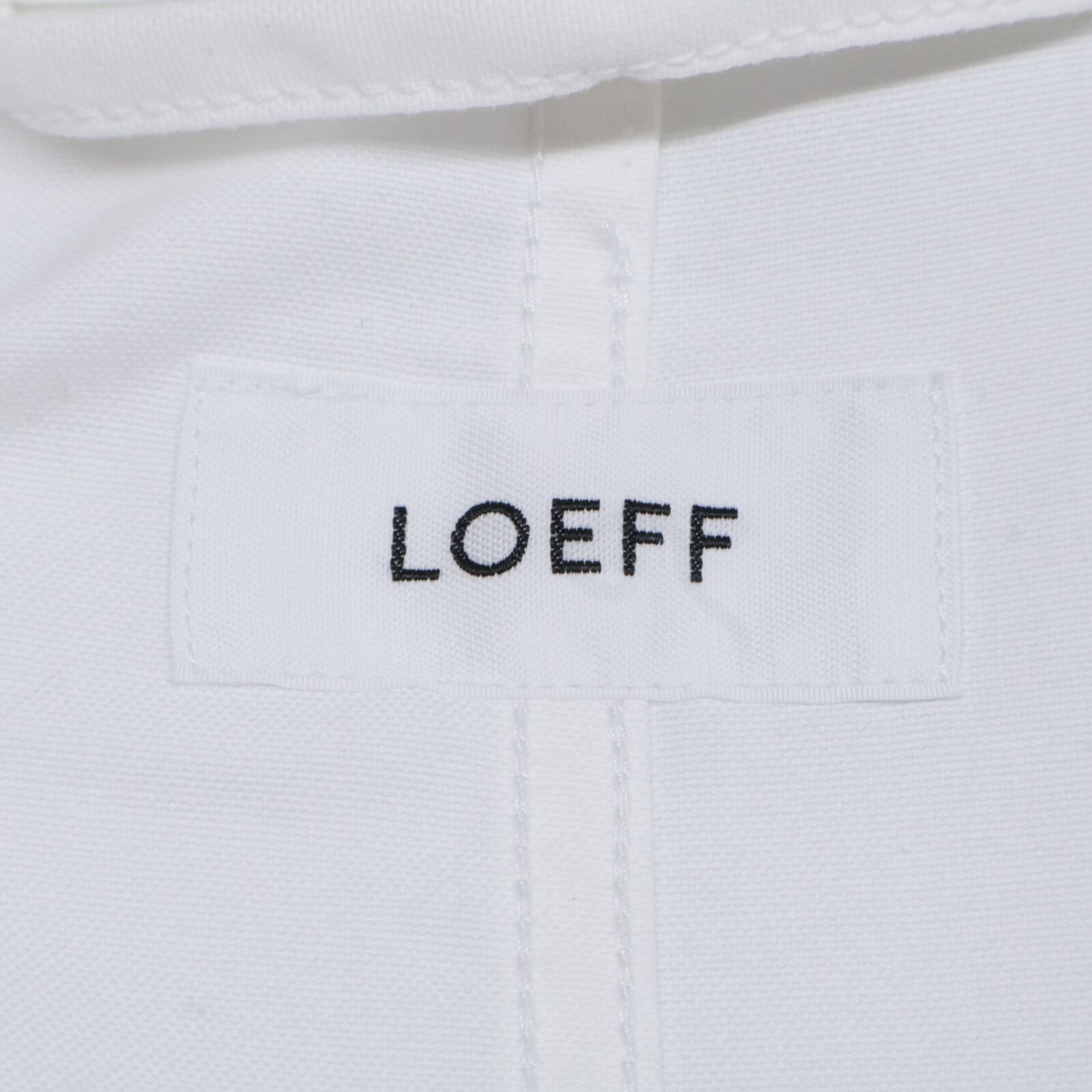 LOEFF ロエフ 8886-243-0034 ﾎﾜｲﾄ TCｵｯｸｽｺｯﾄﾝ ﾐﾘﾀﾘｰｽﾀﾝﾄﾞｶﾗｰｺｰﾄ/ﾓｯｽﾞ  