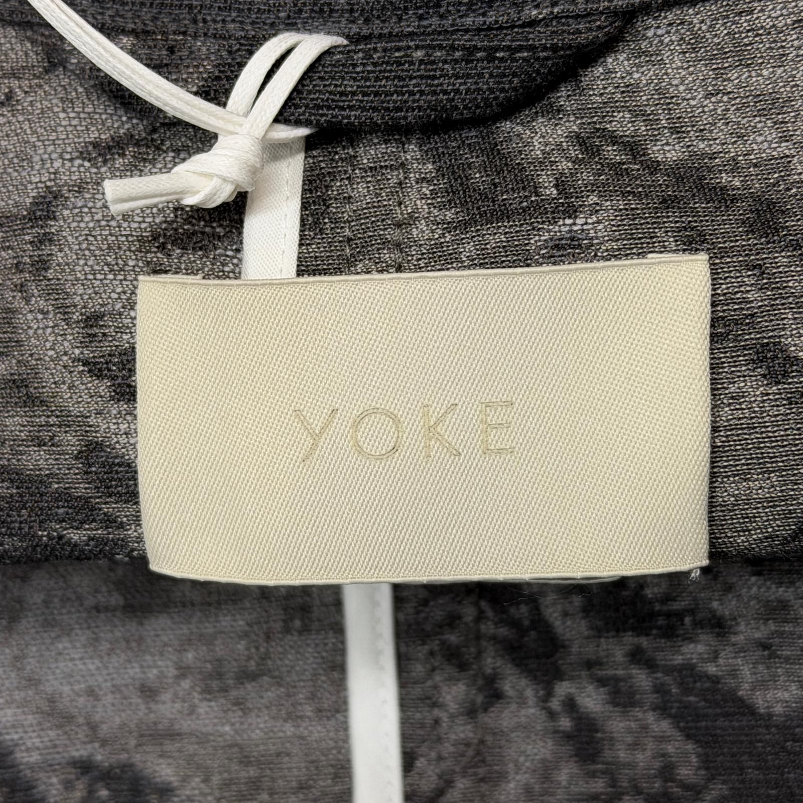 参考上代85800円 未使用 YOKE 25SS JACQUARD ZIPPER BLOUSON ジャガードジップブルゾン ヨーク YK25SS0891B ベージュ 2 （7176M） 参考上代85800円 未使用 YOKE 25SS JACQUARD ZIPPER BLOUSON