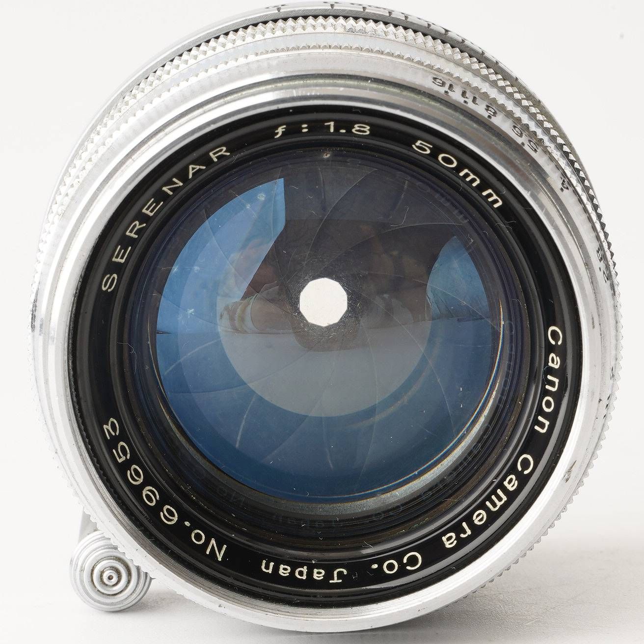 キヤノン Canon Serenar 50mm F1.8 ライカ L39 マウント シルバー