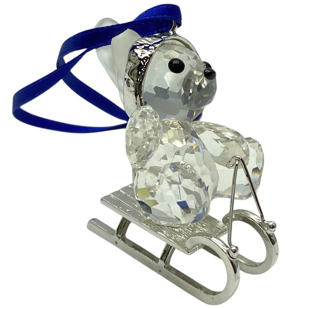 スワロフスキー オーナメント クリスベア クリスベアとソリ オブジェ