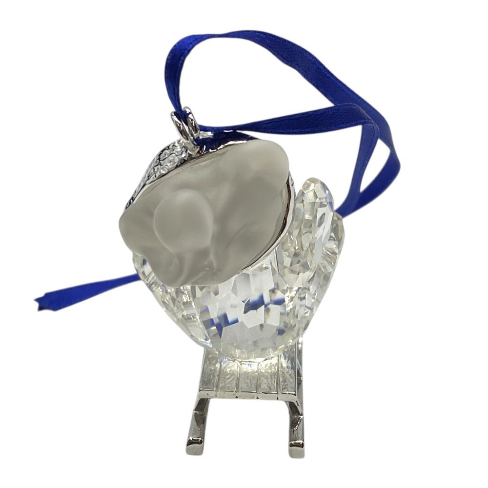 スワロフスキー オーナメント クリスベア クリスベアとソリ オブジェ