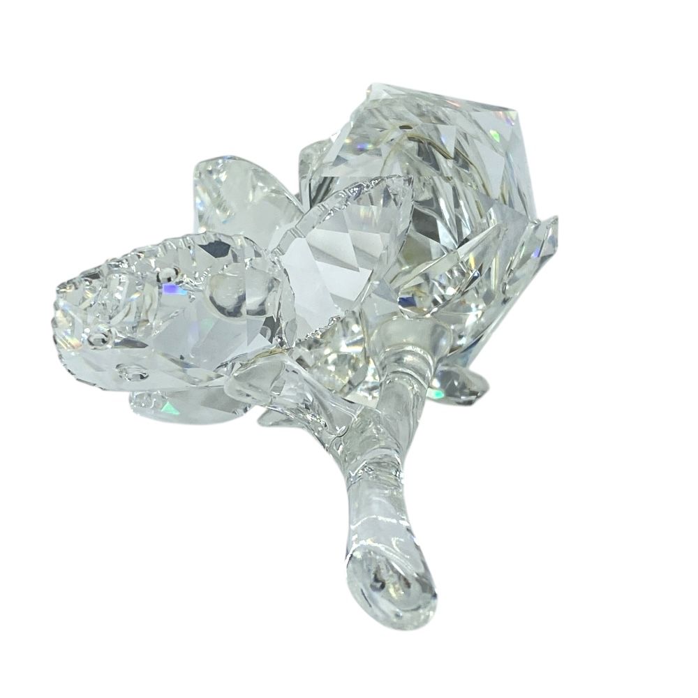 スワロフスキー ローズ ブロッサム 薔薇 バラ フラワー オブジェ