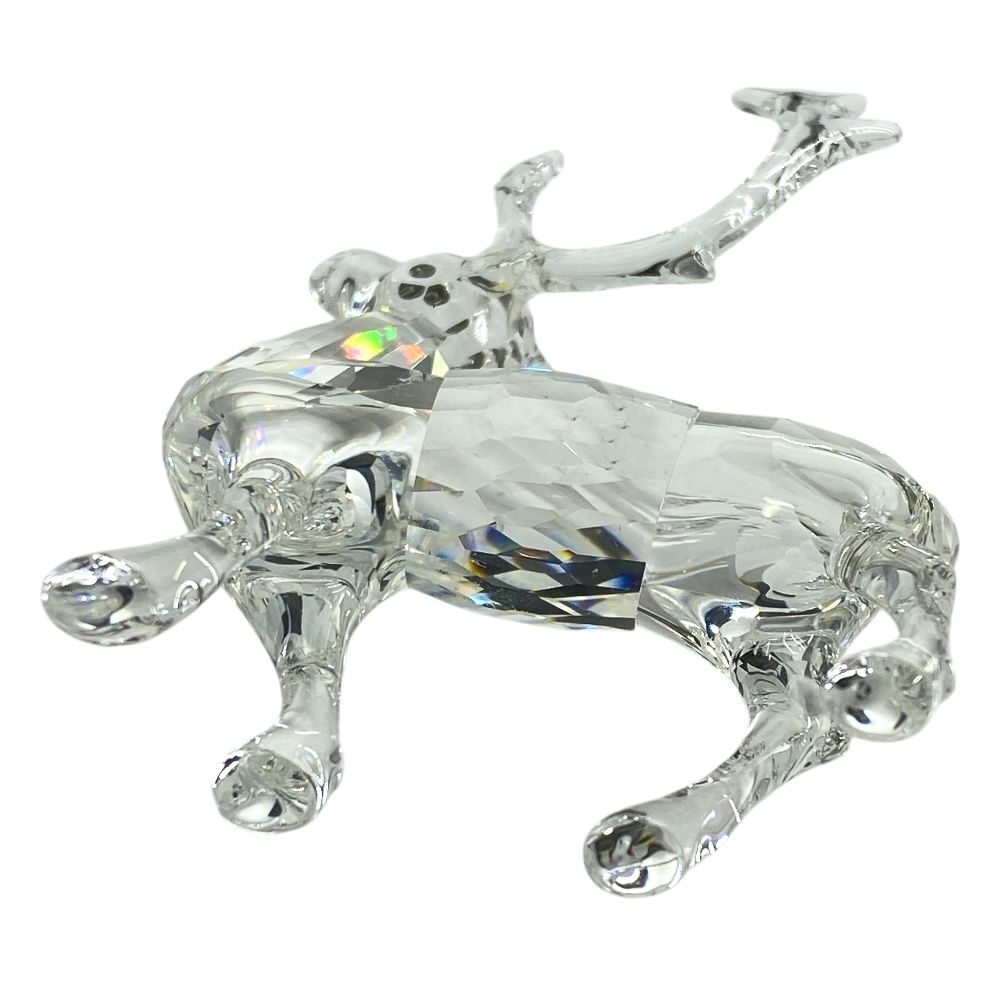 スワロフスキー トナカイ オブジェ フィギュリン インテリア 置物