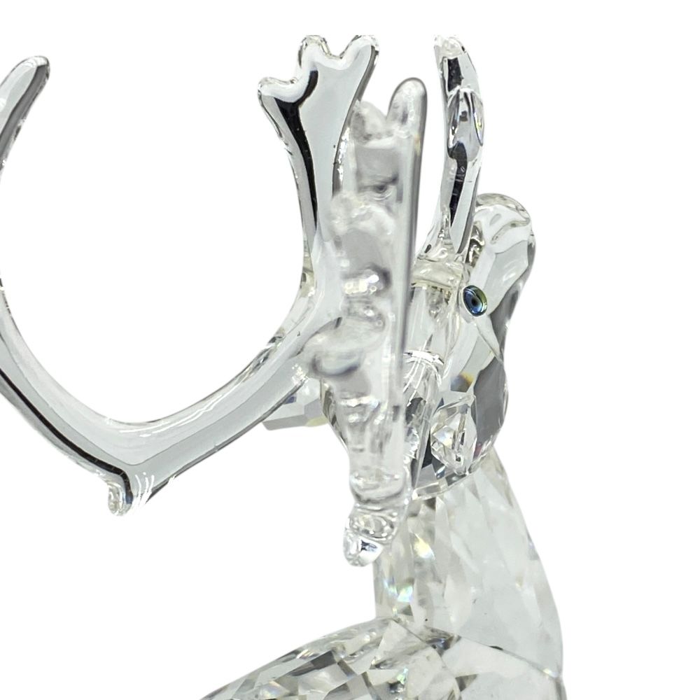 スワロフスキー トナカイ オブジェ フィギュリン インテリア 置物