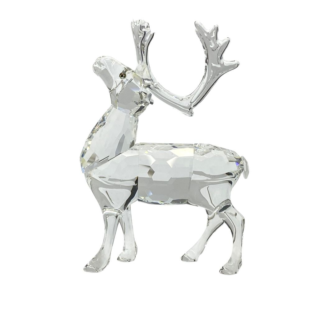 スワロフスキー トナカイ オブジェ フィギュリン インテリア 置物
