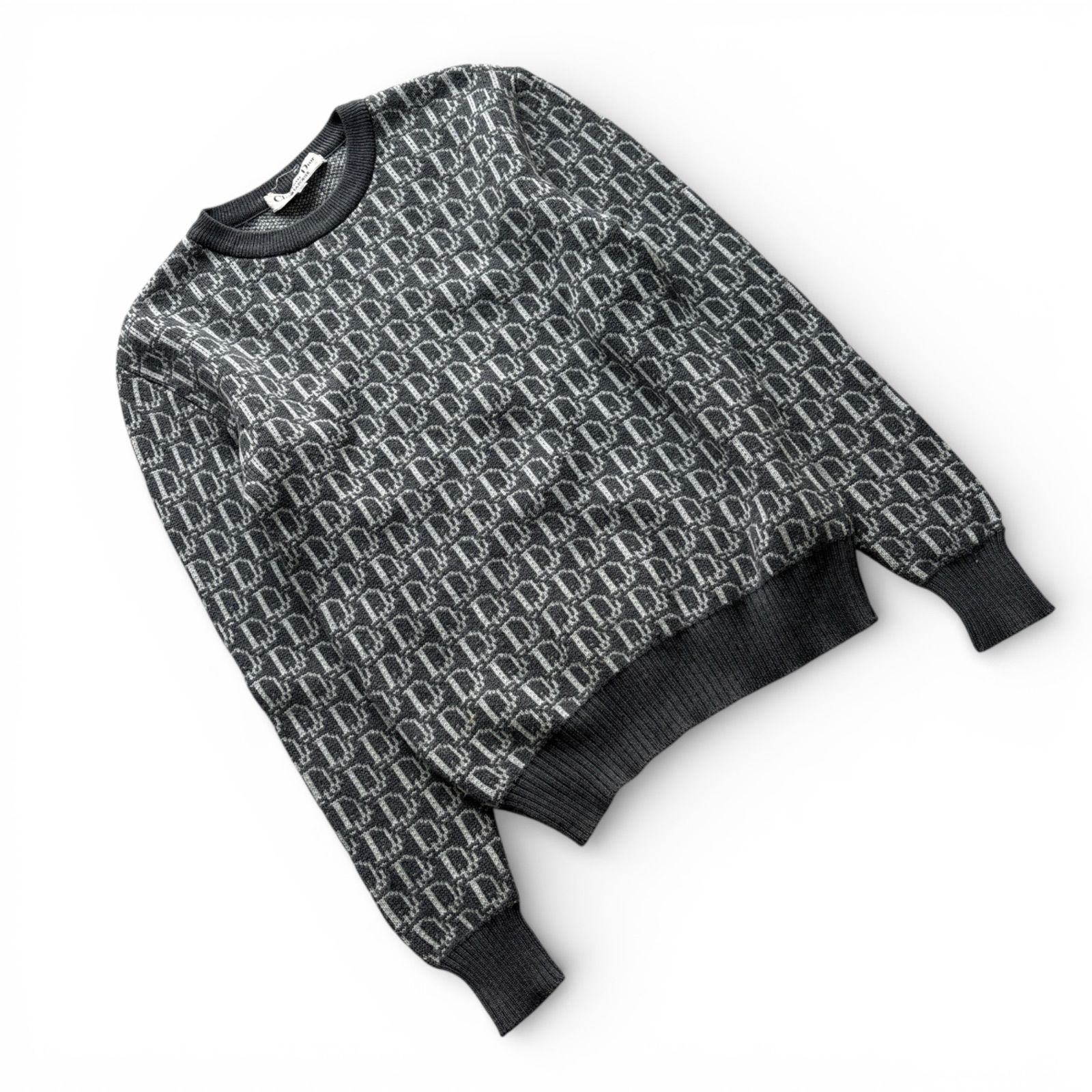 【美品】Christian Dior トロッターニット　Mサイズ 美品 Christian Dior クリスチャンディオール セーター トロッター