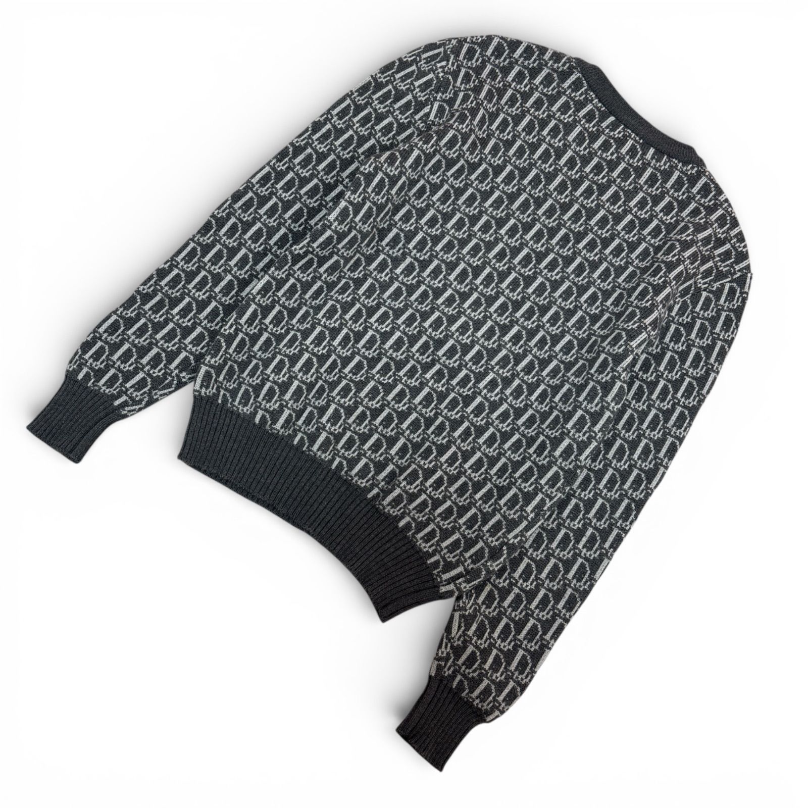 【美品】クリスチャンディオール ニット セーター Mトロッター ロゴ 美品 Christian Dior クリスチャンディオール セーター トロッター