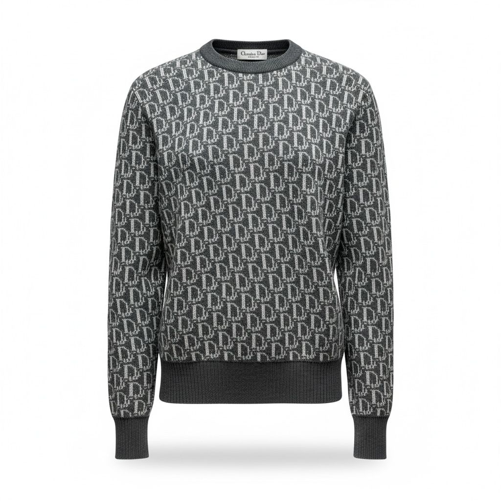 【美品】Christian Dior トロッターニット　Mサイズ 美品 Christian Dior クリスチャンディオール セーター トロッター