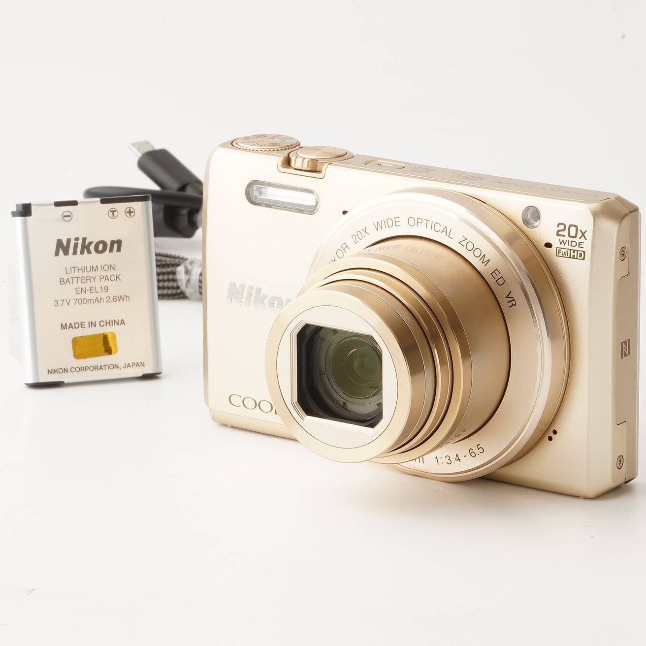 ニコン Nikon COOLPIX S7000 ゴールド 20x 光学ズーム - メルカリ